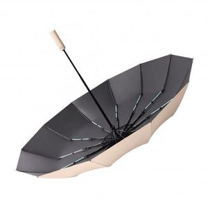 2026 Trading Product Wholesale Custom 3-Fold Silver Coated Semi-Automatic <b>Windproof</b> <b>Umbrella</b> for Travel - Product Image 4