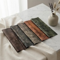 Tissus d'ameublement professionnels chinois en velours gaufré tricoté imperméable pour canapés, accessoires textiles de maison en velours hollandais