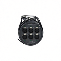   Répartiteur DMX 6 ports, amplificateur de signal, 512 sorties pour éclairage de scène DJ