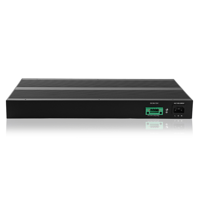 24 Gigabit Managed Industrial Network Switch with 4 SFP Optical Slots 24 Network Ports and 4 Combo Ports