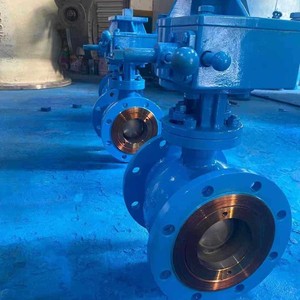 Válvula de Bola Excéntrica de Acero Fundido PBQ340H de 3 Pulgadas con Brida para Agua a Alta Temperatura - Product Image 4