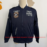 Letterman veste patchs personnalisé NASA patchs Slim Fit coupe-vent utilitaire pilote Cargo manteau hommes MA1 Bomber veste Logo personnalisé