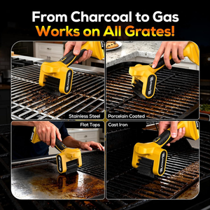 Limpiador de Parrillas Inalámbrico de Alta Resistencia, 21V Recargable, 90 Minutos de Autonomía, Cerdas de Acero Inoxidable, Herramienta Giratoria para Limpiar Barbacoas - Product Image 6