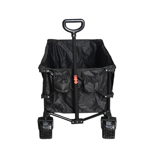 Jin Haotai Outdoor Camping Cart 92x60x98cm Folding <b>Handcart</b> With Telescopic Handle For Fishing And Street Vendors - Product Image 2