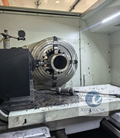 Tour à fileter les tuyaux CNC de grande taille QK1338 |   Grande alésée de broche - Coupe robuste, conçue pour le filetage de produits tubulaires dans le secteur pétrolier