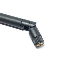 Antena RF WiFi Inalámbrica de 2.4 GHz 2400 MHz 3 dBi 5 dBi, Conector RP SMA Macho, Color Negro