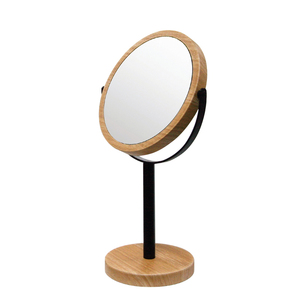 MDF Round Base Makeup <b>Mirror</b> Sturdy Table <b>Mirror</b> For Daily Beauty And <b>Vanity</b> Routine - Product Image 3