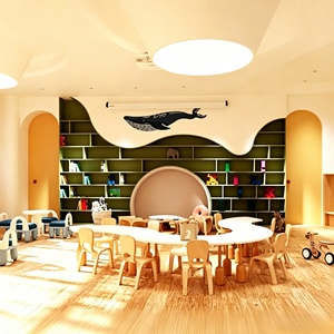 Kindergarten Furniture interior design Full Room Customization Classroom One stop commercial Shop Decoration Renovation - Product Image 1