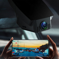 Caméra embarquée double objectif Q5 avec design OEM intégré, enregistreur vidéo 2K 4K avec caméra frontale Wi-Fi pour BMW X1 X3 X6 X5 Z4