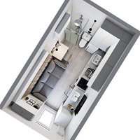 Maison préfabriquée mobile en kit, maison modulaire portable de 10 pieds, 20 pieds, 30 pieds, 40 pieds, conteneur d'expédition