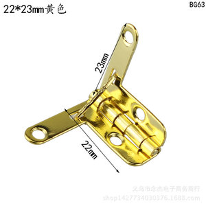 Bisagra de latón duradera de 22x23mm para soporte de caja de madera, tipo Jack Hinge para aeronaves pequeñas - Product Image 4