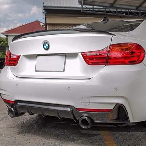 Alerón Trasero de Fibra de Carbono Estilo P para BMW Serie 4 F32 Coupé de 2 Puertas, 2013-2019, Instalación con Cinta Adhesiva - Product Image 6