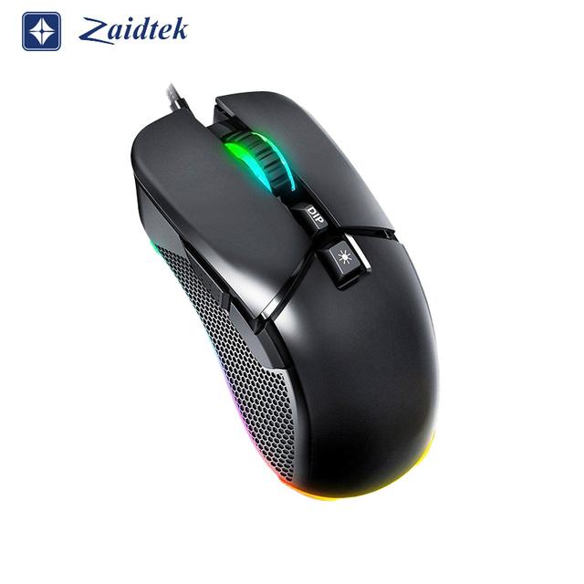 OEM/ODM Wired USB 7200 DPI Ergonomic Gaming Mouse Customizable RGB Marquee Lighting Programming