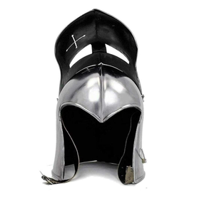 Casco de armadura victoriana de caballero medieval, tocado completo portátil histórico para fiesta de disfraces de Halloween y eventos temáticos - Product Image 2