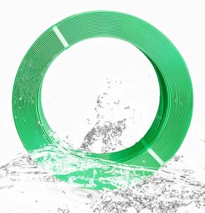 Machine gaufrée verte Grade 100% matériau vierge 16MM <span class=keywords><strong>PET</strong></span> emballage plastique cerclage bande rouleau - Product Image 4