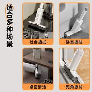 Mini serpillière rectangulaire populaire en mousse PVC, légère (150g), pour le nettoyage des bureaux et des tables, JS 506 3 - Product Image 5