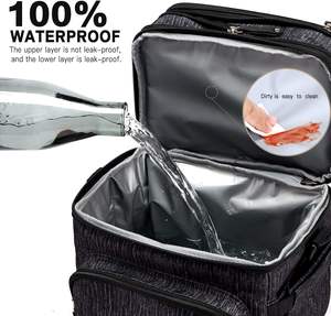 Muestra Gratuita de Bolsa Térmica Grande para Picnic con Aislamiento Térmico, Personalizable, de 30L, para Transporte de Alimentos, Parrilla, Compras y Viajes - Product Image 4