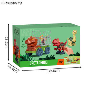 <span class=keywords><strong>OCEANTOYS</strong></span> ชุดของเล่นไดโนเสาร์ประกอบเอง รถบรรทุกพลาสติกขนาดเล็ก พร้อมเสียงเพลง - Product Image 6