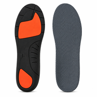 Semelles intérieures pour chaussures de sport, pour hommes et femmes, en EVA, absorbant les chocs, coussinets de soutien pour le talon et l'avant-pied, respirants, évacuant l'humidité, confortables