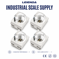 Diode infrarouge LED IR 850nm 940nm 3528 SMD avec lentille en dôme, lumière concentrée haute puissance pour caméra de sécurité CCTV, vision nocturne