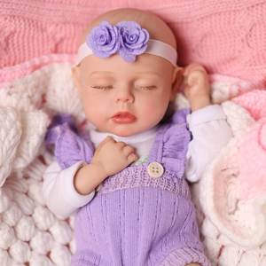ベイビサイド ルーシー 12インチ フルプラチナシリコン製 ハンドメイド ミニリアルなリボーンドール ソフトガールズ ファッションドール ミニおもちゃ ソフトトイ - Product Image 5