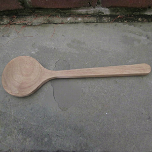 Cuillères à salade personnalisées en bois d'acacia de luxe, plaquées or rose, à long manche, pour la cuisine, cadeaux pour maman, papa, petit ami - Product Image 1