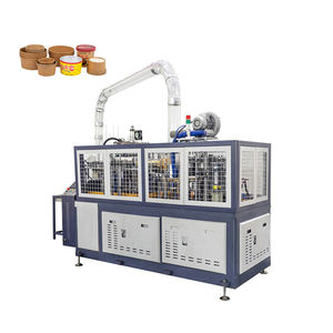 Máquina para Fabricar Platos y Tazones de Papel Desechables de Nuevo Diseño WJ-80, Proveedor de Máquinas para Hacer Tazones Cuadrados de Papel Kraft - Product Image 2