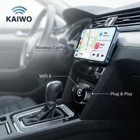 Adaptateur CarPlay sans fil Kaiwo 2-en-1, dongle Bluetooth USB avec Android Auto, compatible iOS et Android, universel pour voiture, plug and play, garantie 1 an
