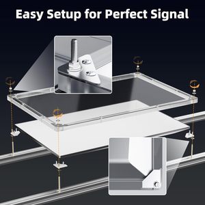 Housse de protection transparente en plastique étanche et antichoc pour support de toit Starlink Gen3 avec protection intégrale - Product Image 4