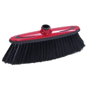 Wholesale Double Colour Broom Filament Heads Brush Floor Cleaning Sweeping Broom For Home