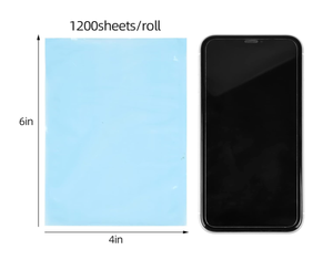 Bavaglini/grembiule dentale monouso in plastica impermeabile e certificato CE ISO prodotto - Product Image 6