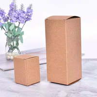 Boîte en carton pliable rectangulaire vierge personnalisée pour emballage de cosmétiques et articles de première nécessité, impression couleur