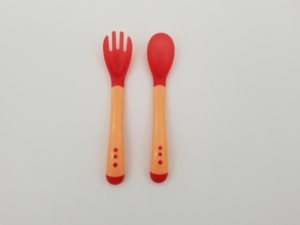 Ensemble de cuillères et fourchettes en <span class=keywords><strong>Silicone</strong></span> à couleurs variables - Product Image 3