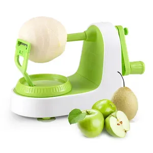 Manual Apples Peeler Core Remover, Hand Crank Fruit Peeler Kitchen Gadgets Household Pear Apple Peeler Cutter Slicer