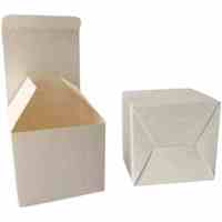 Vente directe de boîte en papier kraft blanc Impression personnalisée haut de gamme pour emballage de cosmétiques cadeaux de thé-Laminage mat en relief