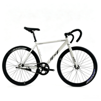 Sepeda Fixed Gear Ban 700-28C Sepeda Jalan Raya Single Speed Rangka Baja Karbon Tinggi Sepeda Balap Komuter Dewasa untuk Pria Wanita Pelajar