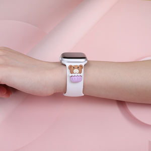 Correa de Goma para <span class=keywords><strong>Apple</strong></span> <span class=keywords><strong>Watch</strong></span> Ultra, Brazalete de Silicona con Decoración de Muñecas 3D, 49mm, 45mm para Niños - Product Image 4