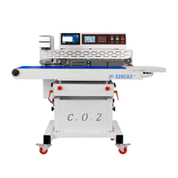 Machine de codage et de scellage au laser CO2 JY-320CO2 avec marquage en vol et convoyeur