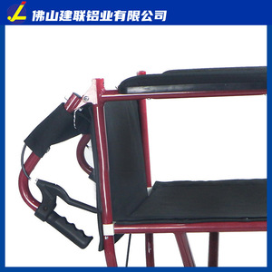 Fauteuil roulant manuel Jianlian en alliage d'aluminium pliable et léger pour les personnes âgées, idéal pour les voyages - Product Image 3