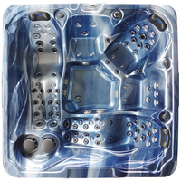 Spa extérieur Deluxe 100 Jets ETL approuvé Whirlpool USA en acrylique avec fonction Jaquzzi