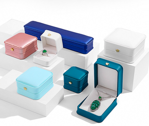 Chất Lượng Cao Vương Miện Nút Hộp Đồ Trang Sức Bán Buôn Đồ Trang Sức Nhẫn Hộp Mặt Dây Chuyền Vòng Đeo Tay <span class=keywords><strong>Bangle</strong></span> Vòng Cổ Trang Trí Bao Bì Hộp - Product Image 2