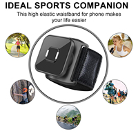Nouveauté Accessoires de vélo Divertissement sportif Gym Sports Running Bracelet Détachable Rotation Support de téléphone Flexible