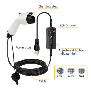 Cargador Portátil para Vehículos Eléctricos <span class=keywords><strong>CHUHAN</strong></span> Nuevo de 220V 16A 3.5KW, Estación de Carga para Autos de Uso Doméstico - Product Image 4