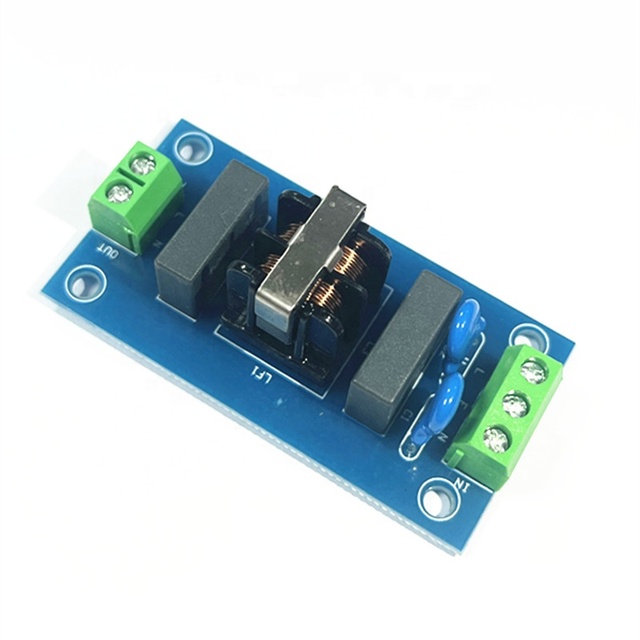 220V 2A EMI Filter Power Socket, Noise Suppression Power Board with AC Filter for Audio/Sound Equipment, Clean Power Module