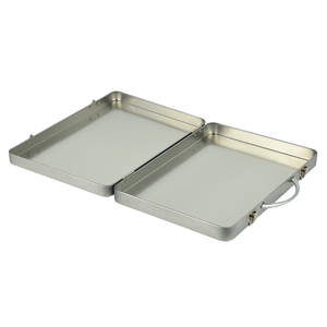 Tùy Chỉnh Hình Chữ Nhật Cấp Thực Phẩm <span class=keywords><strong>Tin</strong></span> Công Cụ Trường Hợp Có Thể Tái Chế Kim Loại Container Bản Lề Nắp Xử Lý Clasp Bsci Chứng Nhận Cho Hàng Thủ Công - Product Image 4