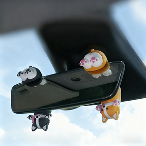 3D ตัวกระจายน้ำหอมในรถกระจกมองหลังสำหรับรถรูปการ์ตูน - Product Image 1