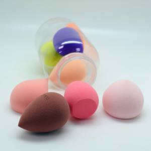 批发免费样品个人护理5 pcs非常柔软无乳胶粉底美容化妆海绵套装 - Product Image 4