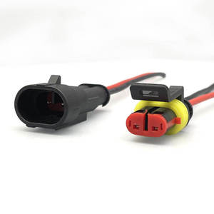ขั้วต่อสายไฟรถยนต์ OEM 282080-1 แบบ 2 พิน ตัวผู้ ตัวเมีย ซีรีส์ 1.5 ชุดสายไฟรถยนต์ สายเคเบิลกันน้ำ ชุดประกอบสายไฟ - Product Image 6