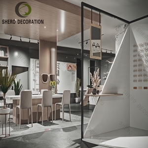 Vitrinas Modernas para Ópticas con Exhibidores, Diseño de Tienda, Vitrinas para Exhibición de Gafas - Product Image 2