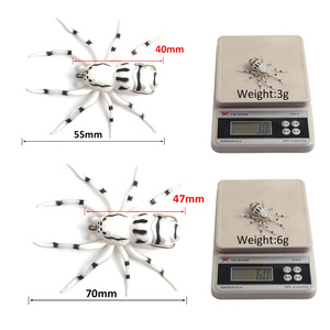 Señuelo de pesca de 10 colores al por mayor 4,7 CM 6g/4cm3g cebo flotante suave artificial de insectos araña en forma de calamar para curricán carpa ríos - Product Image 3
